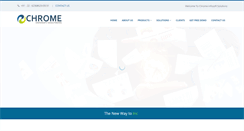 Desktop Screenshot of chromeinfosoft.com